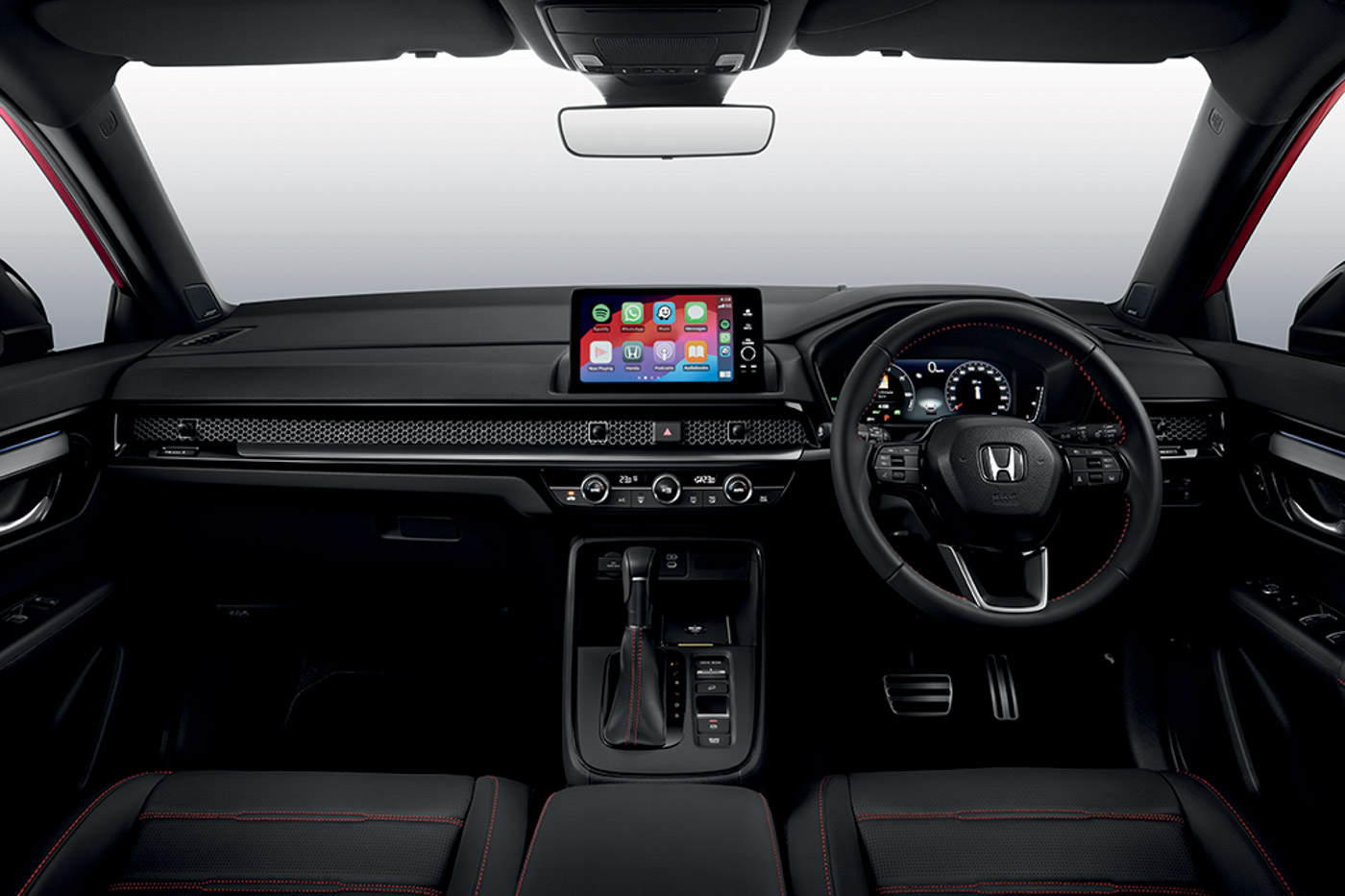 2026 Honda CR-V TrailSport Interior – Orange Accents & Rugged Trim